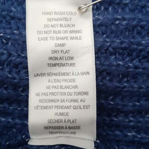 Cleo Ladies Size Medium Straight Fit Royal Blue Open Cardigan - Picture 6 of 9